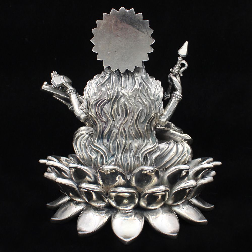 Silver Saraswati Mata  Murti